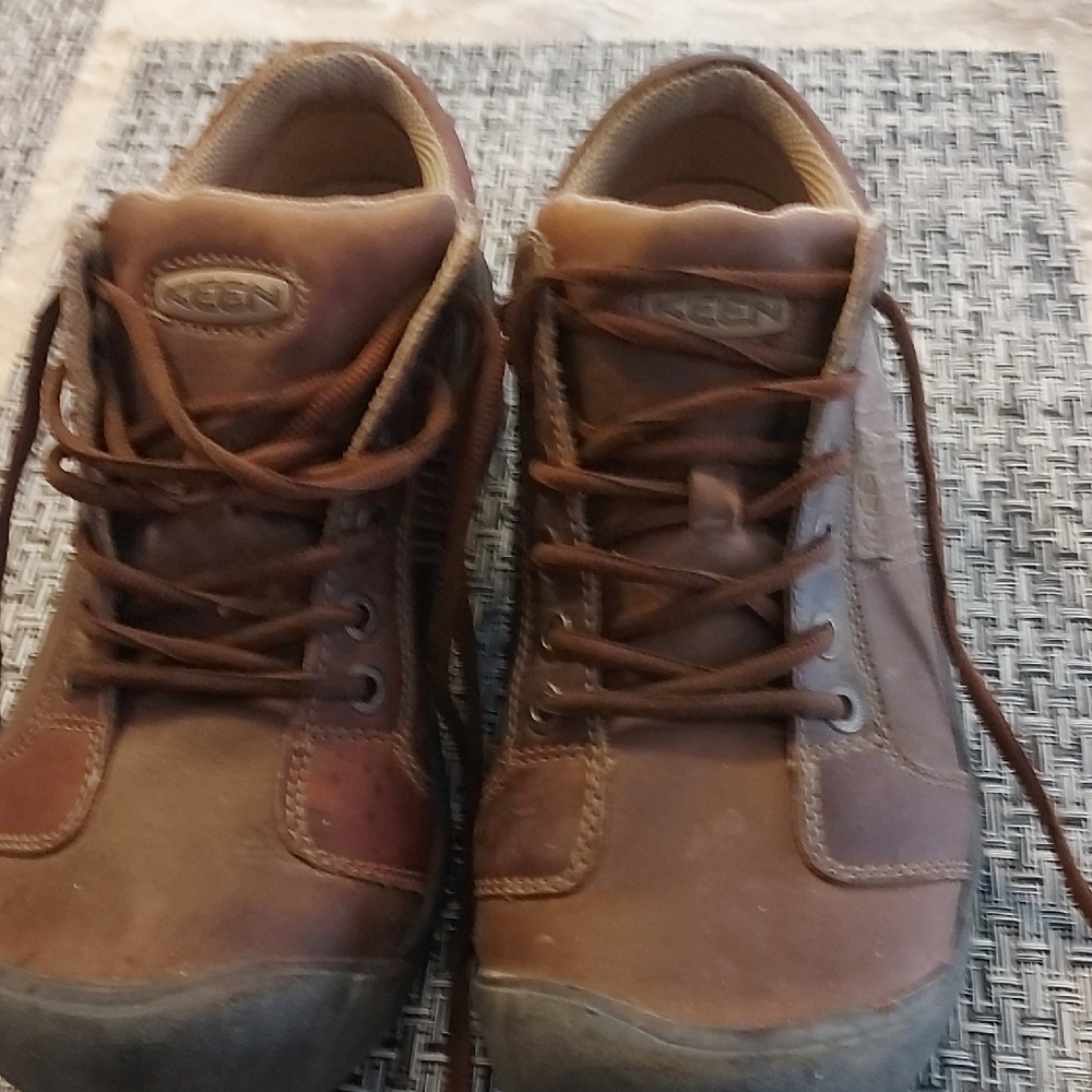 Keen Men's Brown Leather Sneakers
